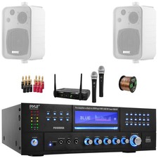 Pyle PD1000BA Bluetooth Digital Receiver, 2x 4