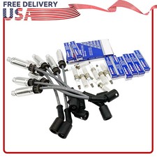 Genuine 8-pcs AC DELCO IRIDIUM SPARK Plugs 41-114 And ACDELCO Wire Set 19431551 picture