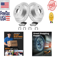 Rear Brake Rotors Kit for Camry [2012-2017] [280.9mm 11.1in] High-Carbon Alloy picture