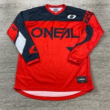 VTG O'Neal Racing MTX Motocross Jersey Shirt Medium Red Black MX Bike Y2K Mens picture