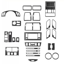 42Pcs Real Carbon Fiber Kits Full Interior Trim Cover For BMW X5 E53 2000-2006 picture
