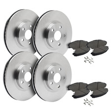 Front & Rear Brake Rotors + Ceramic Pads for 2011-2020 Durango Grand Cherokee picture
