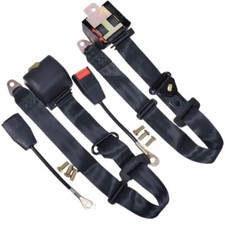 For all GMC 2 Seat Belt Universal Fit Extreme Quality 3 Point Easy Install picture