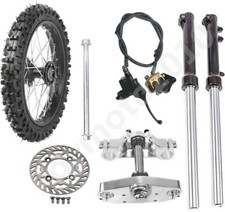 630mm Front Forks Shock & Triple Wheel 60/100-14 Tire & Rotor Taotao 50cc-125cc picture