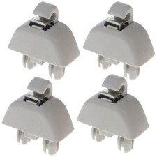 4PC Gray Sun Visor Support Clip Retainer 6RD857561 4F0857561 For VW Passat picture
