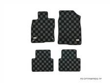 P2M Race Floor Mats Dark Grey Front & Rear for 17-21 Honda Civic 2DR 4DR Hatch picture