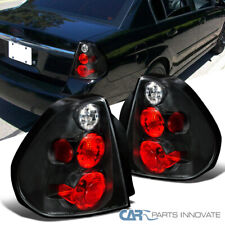 Fits 04-07 Chevy Malibu Tail Lights Turn Signal Brake Lamps w/ Reflector (Black) picture
