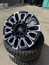 4 BRAND NEW GMC Sierra Yukon Denali Ultimate OE STYLE 22” BLACK Machined Rims picture