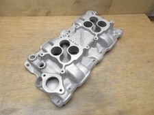Rare Weiand Dual Quad 2x4 WCV327 SAY WHY-AND Intake Manifold Small Block Chevy👀 picture