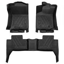 All Weather TPE Floor Mats for Toyota Tacoma Double Cab 2016-2026 Non-Slip Liner picture