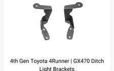 CBI Off-road Ditch Light Brackets GX470 / 4Th gen Toyota 4Runner New In Box picture