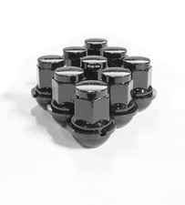 20x HONDA ACURA BALL RADIUS SEAT OEM WHEELS LUG NUTS 12X1.5 19MM BLACK CHROME OE picture