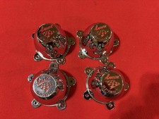 Vintage Early Set Of (4) Ansen Sprint Center Caps Early Molded 5 Ear Gasser Day2 picture