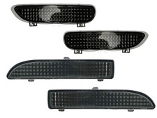 DEPO Smoke Front+Rear Bumper Reflector For 00-03 BMW E46 2D Coupe/01-06 E46 M3 picture
