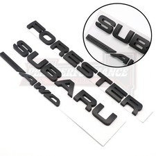 For Forester AWD Letter Emblem Car Trunk Rear Liftgate Sticker Decal Matte Black picture