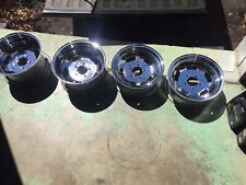 Vintage 1970’s NOS Cragar Slotted Disc 14 X 6 14 X 8 Chrome Wheels Set of 4 Day2 picture