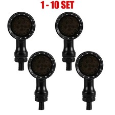 4-40X Motorcycle LED Turn Signal Light Indicator Amber White Lamp Black Housing picture
