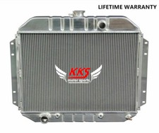 POLISHED KKS 3 ROW RADIATOR FOR 61 62 63 64 FORD F-100 F250 F350 PICKUP TRUCK V8 picture