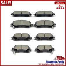 Front Rear Ceramic Brake Pad Set for Town&Country Dodge Grand Caravan VW Routan picture