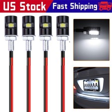 2-8pcs 12V License Plate Light, White Led Bulb Tag Light, Waterproof License Tag picture