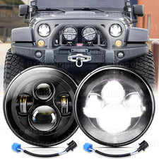 2x 7 inch LED Headlights Projector Sealed Beam For Jeep Wrangler JK LJ TJ CJ a+ picture