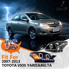 2xLED Headlights For 2007-2013 Toyota Vios Yaris Toyota Belta Sedan Front Lamps picture