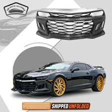 Fit 2010-2014 & 2015 Chevy Camaro 5TH to 6th Gen ZL1 Style Front Bumper Kit picture