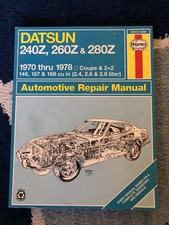 Haynes Datsun 240Z 260Z & 280Z Owners Workshop Repair Manual 1970-1978 (28012) picture