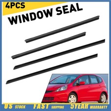 4X Door Weatherstrip Window Moulding Trim Seal Belt For Honda Fit Jazz 2008-2013 picture