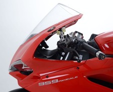 R&G Racing Black Mirror Delete Blanking Plates For 2015-17 Ducati 1299 Panigale picture