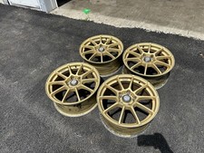 Sparco OZ Racing Assetto Gara Wheel 17x7.5  ET48 5x114.3 Alloy Rim Gold set of 4 picture