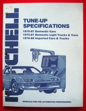 MITCHELL TUNE-UP SPECIFICATIONS - Domestic & Imports Cars & Trucks - L@@K NEW picture