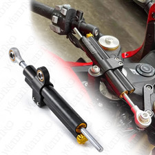 Ohlins Adjustable Steering Damper Stabilizer Universal Motorcycle Black 2-Tube picture