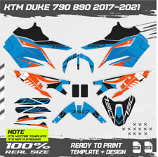 KTM DUKE 790 890 2018-2023 VECTOR TEMPLATE+DESIGN_1 picture