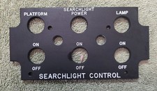 Aircraft / Helicopter Searchlight Control Panel Aviation Cockpit Faceplate picture