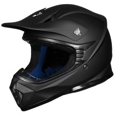 ILM Refurbished Black Adult ATV Motocross Motorcycle Helmet Off-road DOT 128S picture