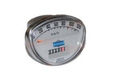 For Vespa Veglia Logo 120 Kph Grey Face Speedometer Super Rally VMA ECs picture
