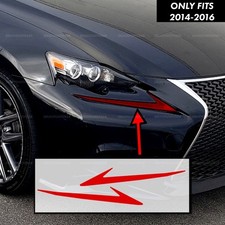 For 14-16 Lexus IS Red Headlight DRL Headlight Tint Decal Overlay Vinyl 250 350 picture