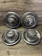 Vintage SS Chevrolet Motor Division OEM Center Hub Cap Rally SS Set of 4 picture