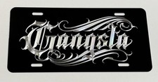 Custom Personalized Name 🔥REFLECTIVE Diamond Etched License Plate Front Car Tag picture