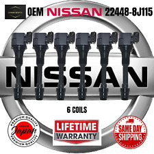 OEM GEN. Set of 6 Ignition Coils For 2001-2019 Nissan & Infiniti V6, 22448-8J115 picture