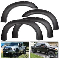 4X Fit For Ford F250 F350 Super Duty Pocket Rivet Style Fender Flares 1999-2007 picture