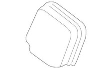 Genuine GM 1997-2005 Buick Park Avenue Windshield Washer Motor Cover 12487675 picture