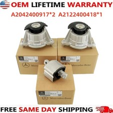 OEM 3x Engine Motor  & Trans Mount for Mercedes E400 E350 C350 C250 C300 C230 picture