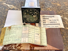 Vintage Kollsman Aircraft Altimeter – Pressure Corrected Type  -1000 to 50,000ft picture