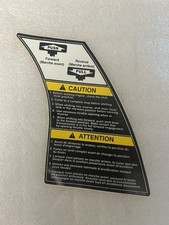 Nos Arctic Cat Reverse Decal 2611-783 picture