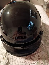 Bell Bandito Dot 07 Motorcycle Helmet Size Medium Black Half Helmet w/ Visor picture