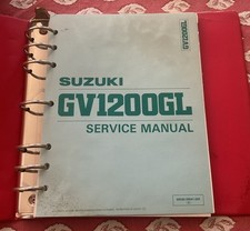 Suzuki 1991 GV1200GL Service Manual Binder P/N 99500-39041-03E picture