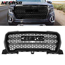 HECASA Front Upper Grille Grill Gloss Black For GMC Sierra 1500 Denali 2019-2021 picture
