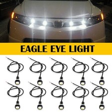10PCS 18mm LED DRL Daytime Running Tail Backup Side Marker White Light IP67 12V picture